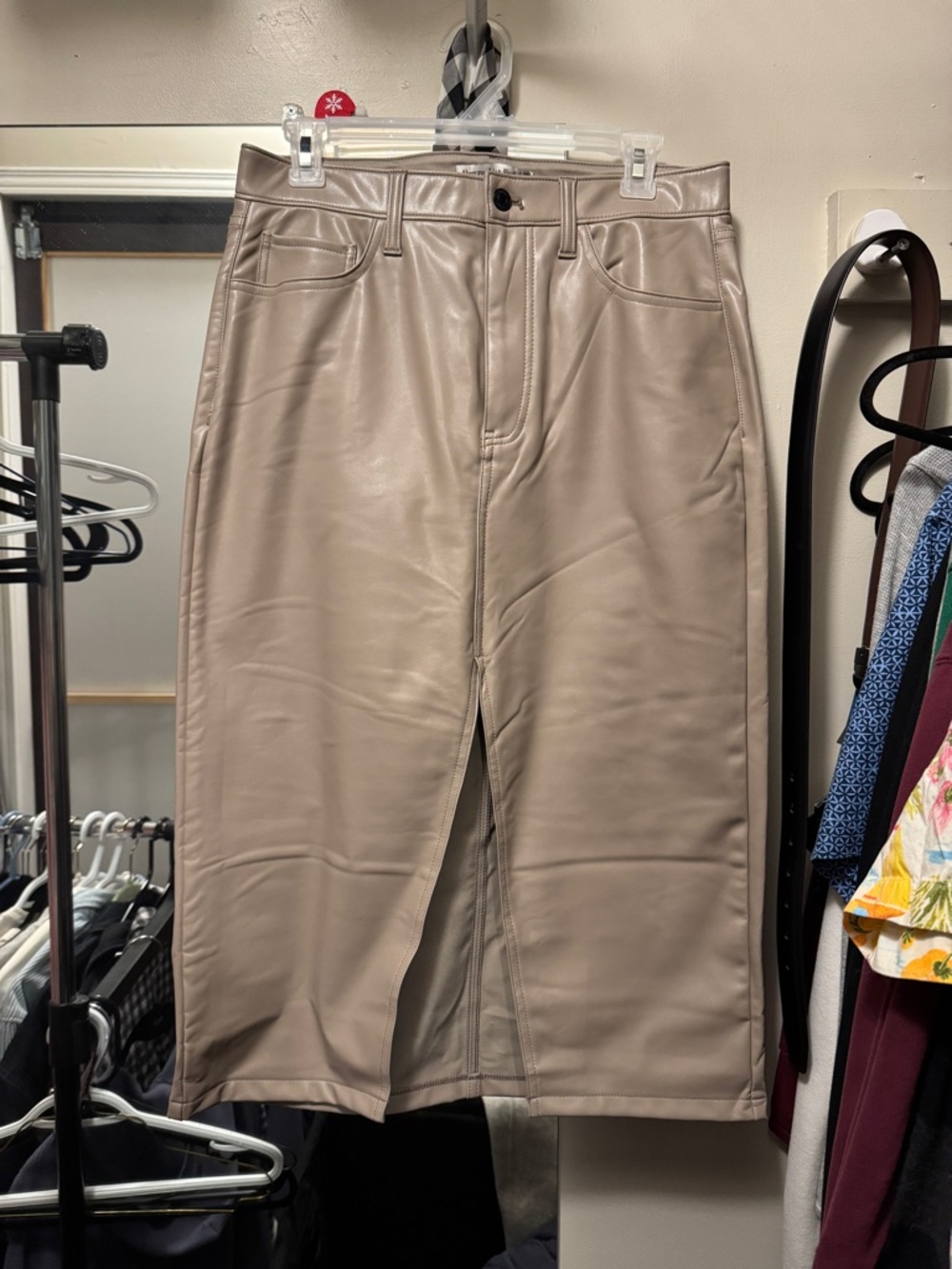 Abercrombie Vegan Leather Skirt (Petite Length)